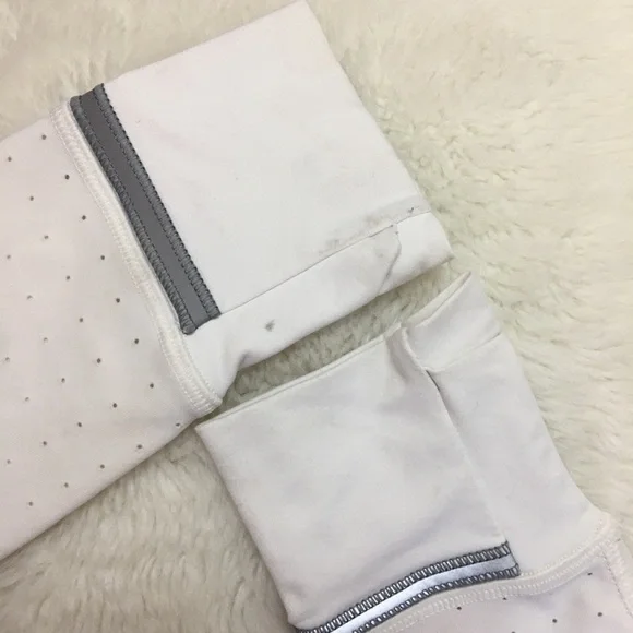 Lululemon Reflective White Long Sleeve Top Size 4 - Picture 8 of 14